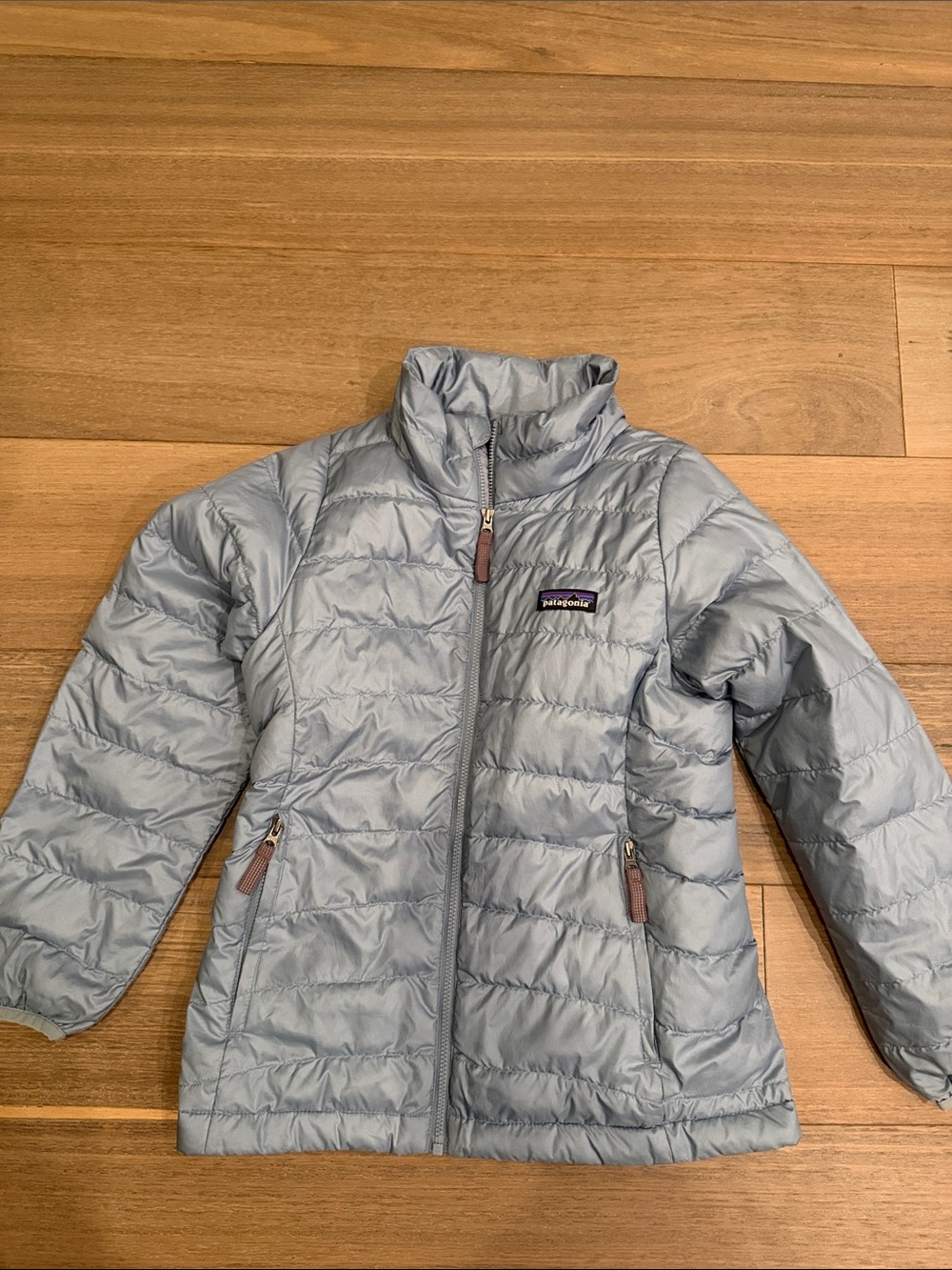 Patagonia Light Blue Kids Puffy Insulated Jacket